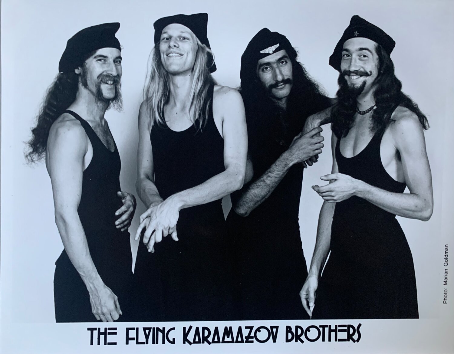 The Flying Karamazov Brothers in 1978.